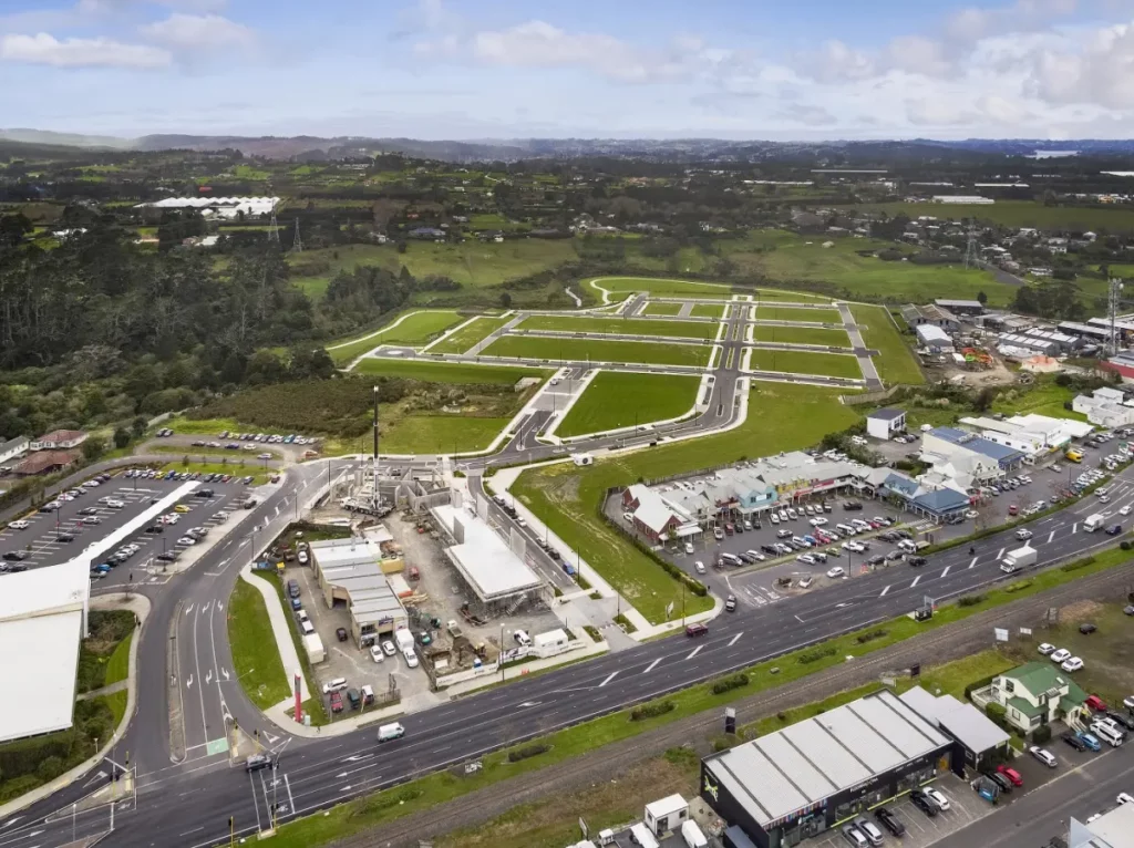 kumeu property development overview birds eye view